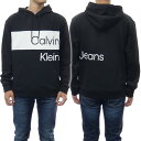 CALVIN KLEIN JEANS カルバンクラインジーンズ メンズプルオーバーパーカー J30J321541 ブラック