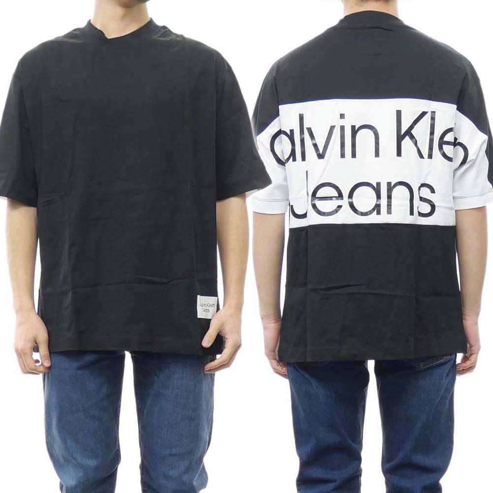 CALVIN KLEIN JEANS カルバンクラインジーンズ メンズクルーネックTシャツ J322508 ブラック