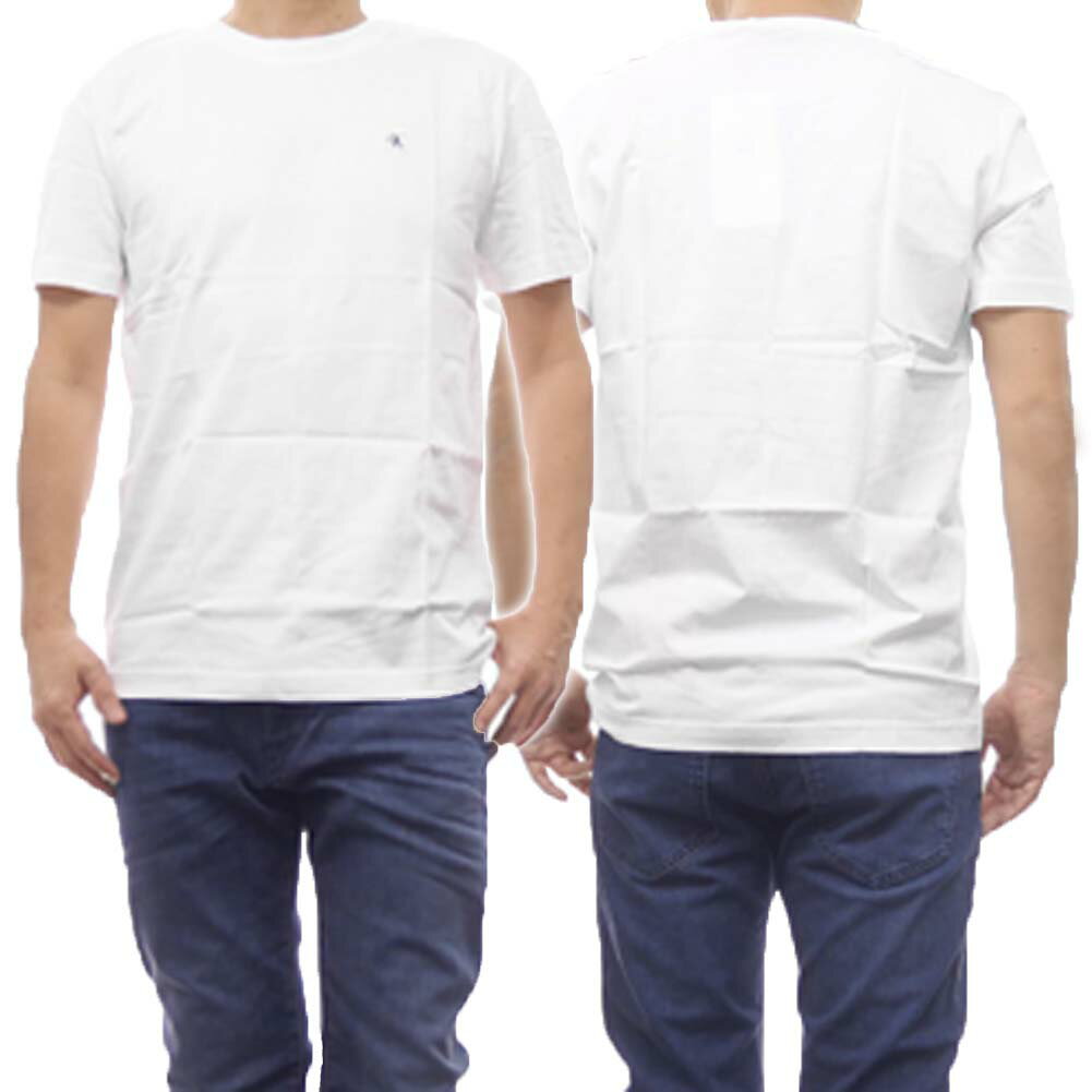 CALVIN KLEIN JEANS カルバンクラインジーンズ メンズクルーネックTシャツ J325268 ホワイト /2024春夏新作