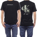 CALVIN KLEIN JEANS カルバンクラインジーンズ メンズクルーネックTシャツ J324646 ブラック /2024春夏新作