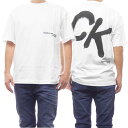 CALVIN KLEIN JEANS カルバンクラインジーンズ メンズクルーネックTシャツ J324652 ホワイト /2024春夏新作