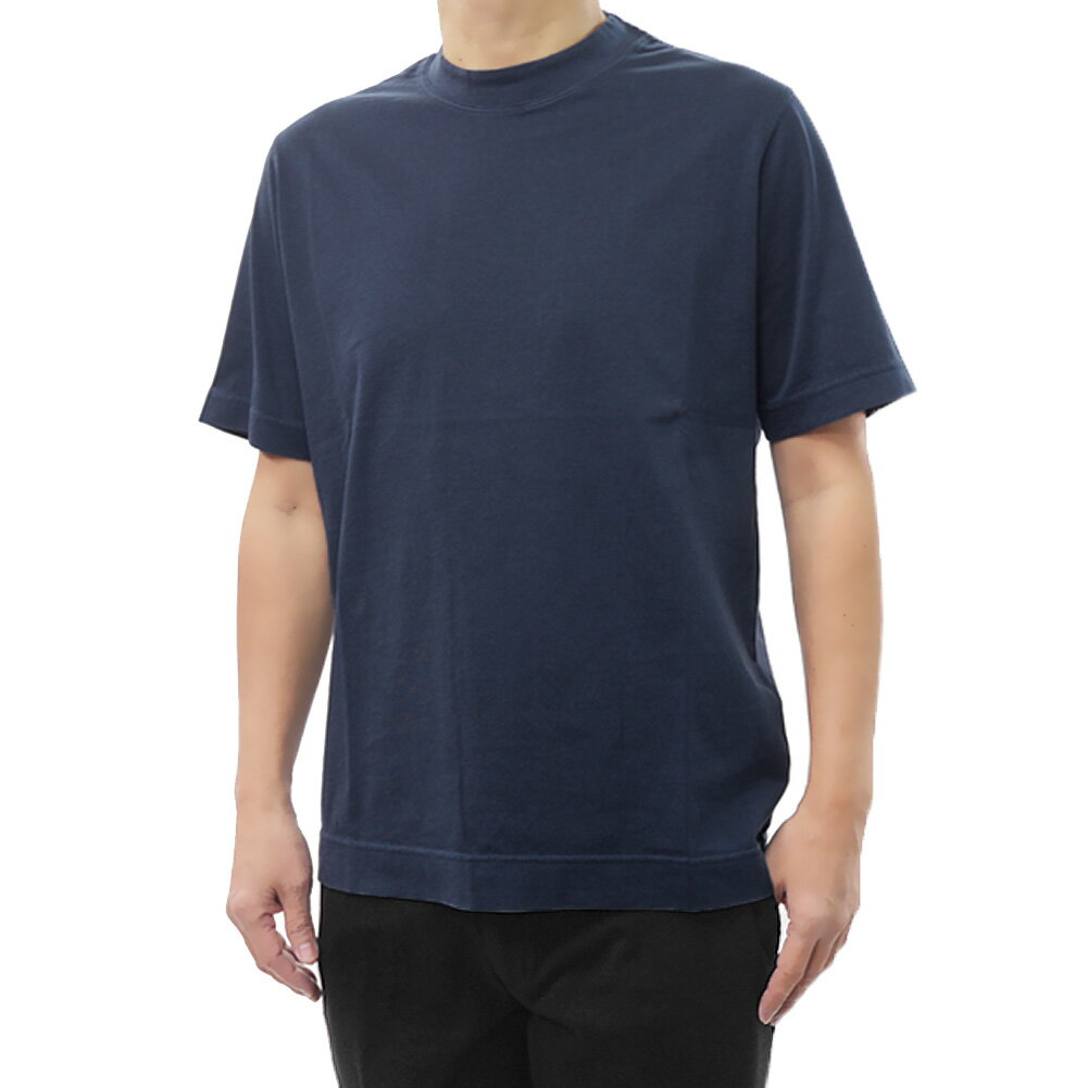 乐天商城 - CIRCOLO1901 チルコロ1901 メンズクルーネックTシャツ CN5217 ネイビー 2026春夏新作