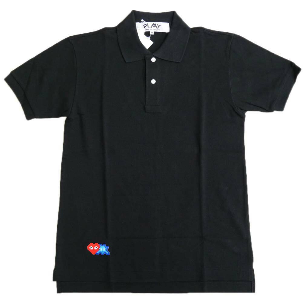 PLAY COMME des GARCONS プレイコムデギャルソン メンズ 鹿の子ポロシャツ AZ-T336...