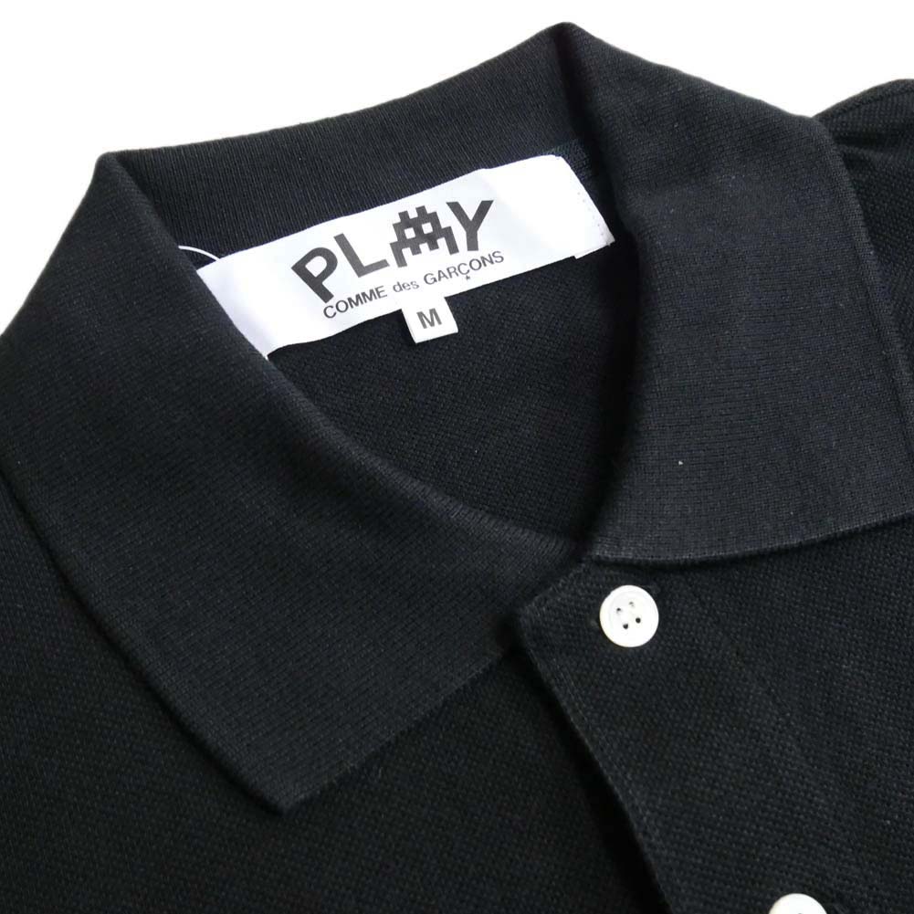 PLAY COMME des GARCONS プレイコムデギャルソン メンズ 鹿の子ポロシャツ AZ-T336...