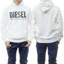 DIESEL ディーゼル メンズプルオーバーパーカー S-GINN-HOOD-C4S-GIRK-HOOD-ECOLOGO / A02813 0BAWT ホワイト