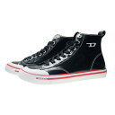 DIESEL ディーゼル メンズハイカットスニーカー Y02879 P4789 / S-ATHOS MID ブラック