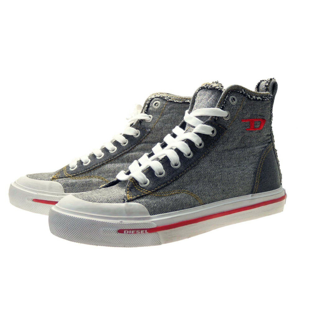 DIESEL ディーゼル レディースハイカットスニーカー Y02974 P4648 / S-ATHOS MID W ブラック