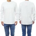 DIESEL ディーゼル メンズクルーネックロングTシャツ A11281 0QANW / T-MUST-LS-L4 ホワイト