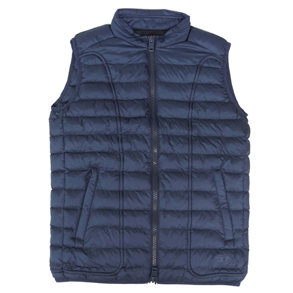 DIESEL ディーゼル メンズ ダウンベスト A10693 0BHAZ W-HAWKYL-SL ネイビー