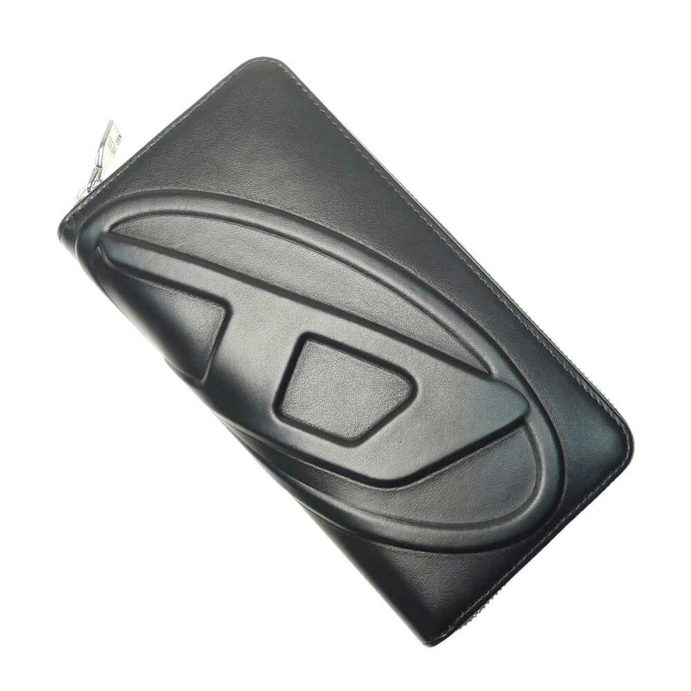 ディーゼル 財布（レディース） DIESEL ディーゼル レディースラウンドファスナー長財布（小銭入れ付き） X09562 P5470 / CONTINENTAL ZIP L ブラック