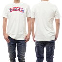 ディーゼル DIESEL ディーゼル メンズクルーネックTシャツ A12441-0GRAI / T-JUST-N10 オフホワイト /2024春夏新作