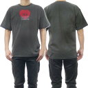 ディーゼル DIESEL ディーゼル メンズクルーネックTシャツ A13395 0AMDA / T-BUXT-N4 ダークグレー /2024春夏新作