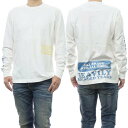 DIESEL ディーゼル メンズクルーネックロングTシャツ 