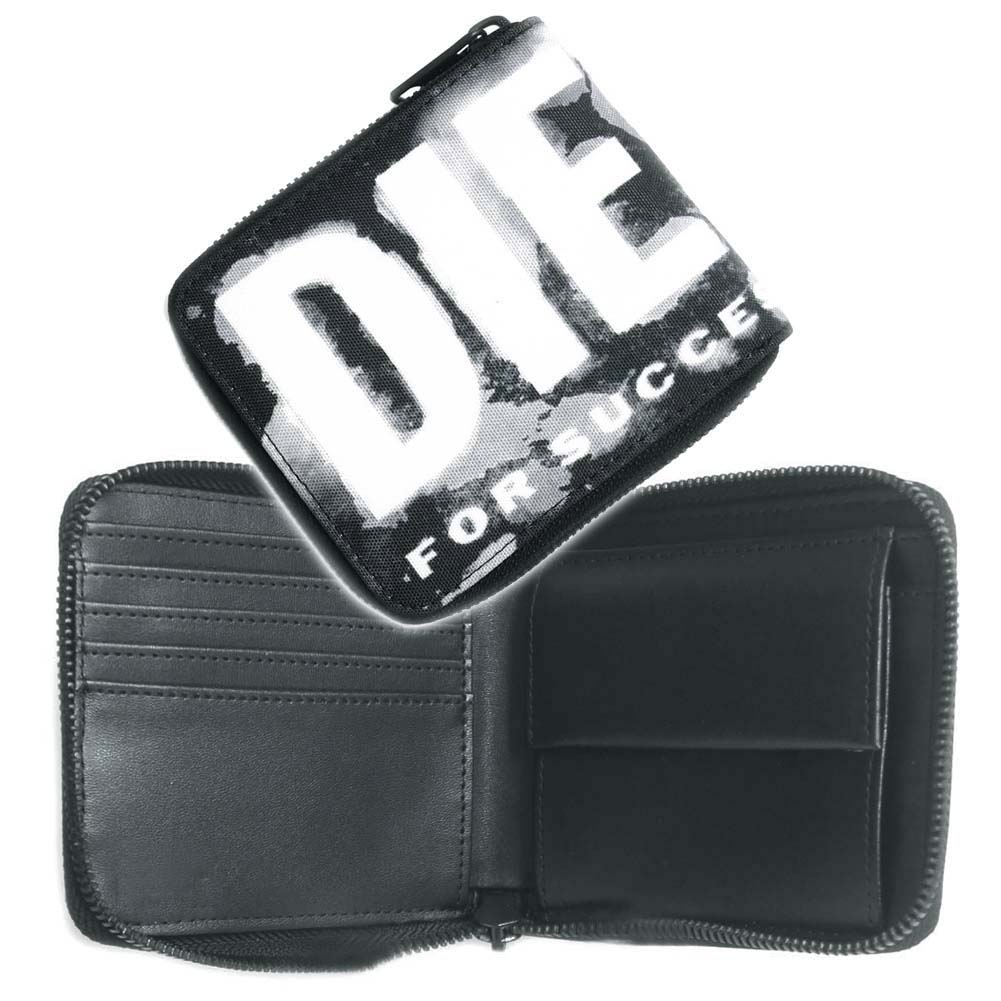 DIESEL ǥ ޤۡʾդ X09528 P5586 / BI-FOLD COIN ZIP XS ֥å /ֿ͵