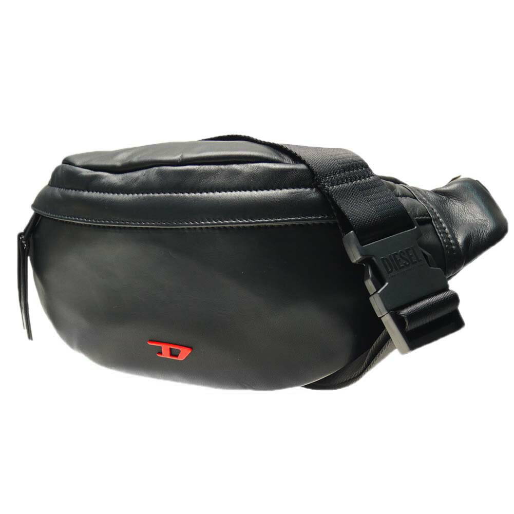 楽天BIVLABODIESEL ディーゼル メンズボディバッグ X09924 P2809 / RAVE BELTBAG ブラック /2024春夏新作