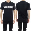 DSQUARED2 ディースクエアード メンズクルーネックTシャツ S74GD1126 S24321 ブラック