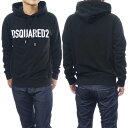 DSQUARED2 ディースクエアード メンズプルオーバーパーカー S74GU0664 S25538 ブラック