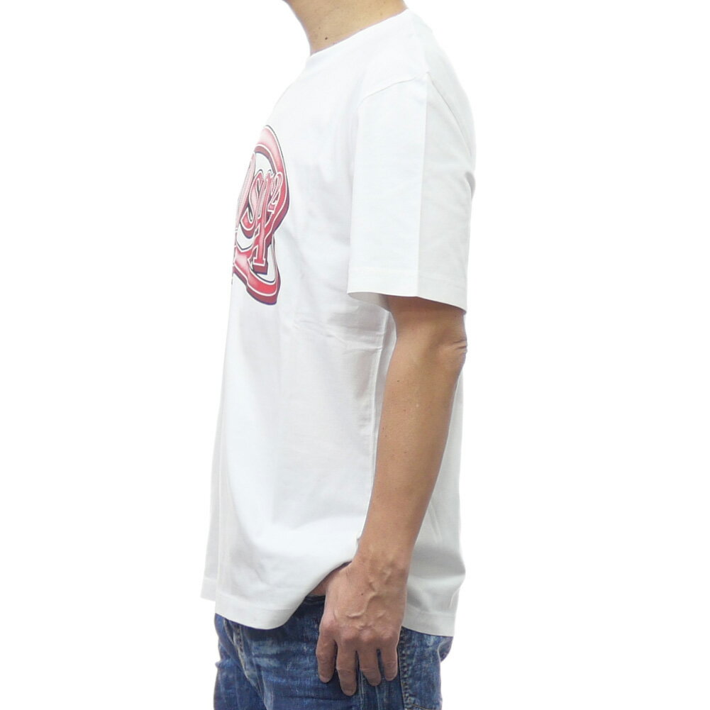 DSQUARED2 ディースクエアード メンズラウンドネックTシャツ S71GD1387 D20020 / Rerular Fit Tee ホワイト