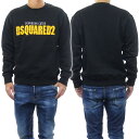 DSQUARED2 ディースクエアード メンズ トレーナー S74GU0831 S25516 Cool Fit Crewneck ブラック