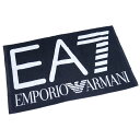 EMPORIO ARMANI エンポリオアルマーニ EA7 スポーツタオル/バスタオル 904007 3R790 ブラック 2