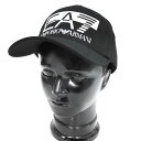 EMPORIO ARMANI エンポリオアルマーニ EA7 メンズキャップ 270194 3F100 ブラック /2023秋冬新作