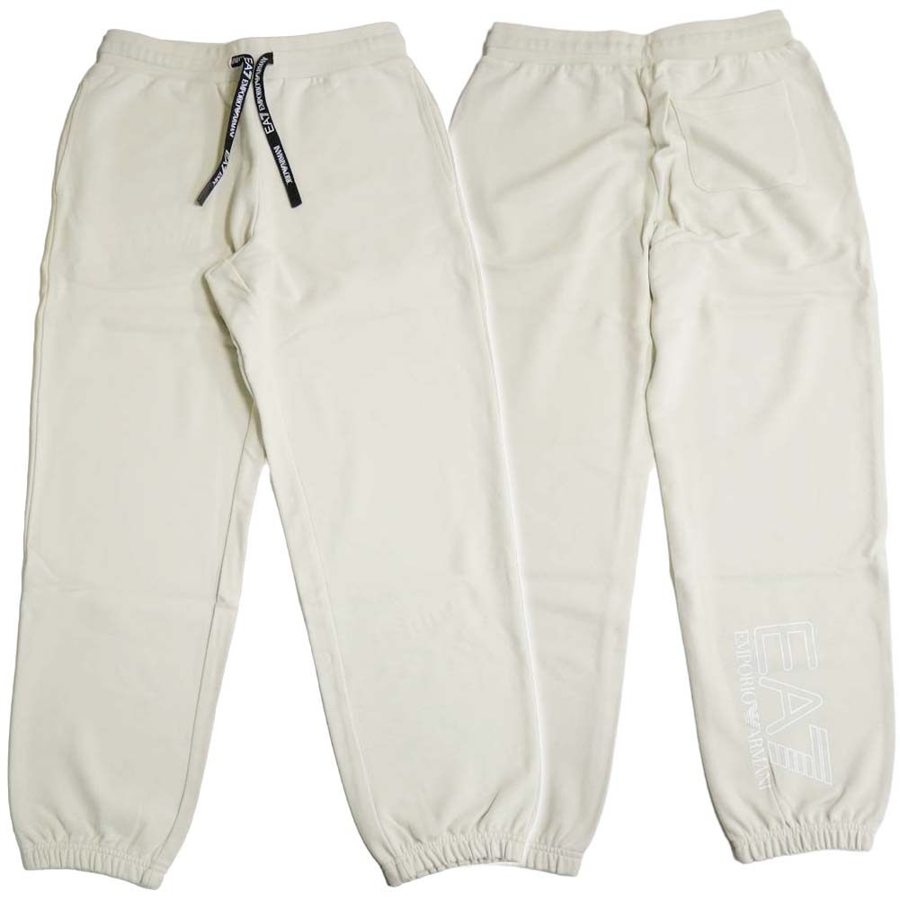 EMPORIO ARMANI エンポリオアルマーニ EA7 メンズ スウェットパンツ 3DUP52 PJTKZ アイボリー
