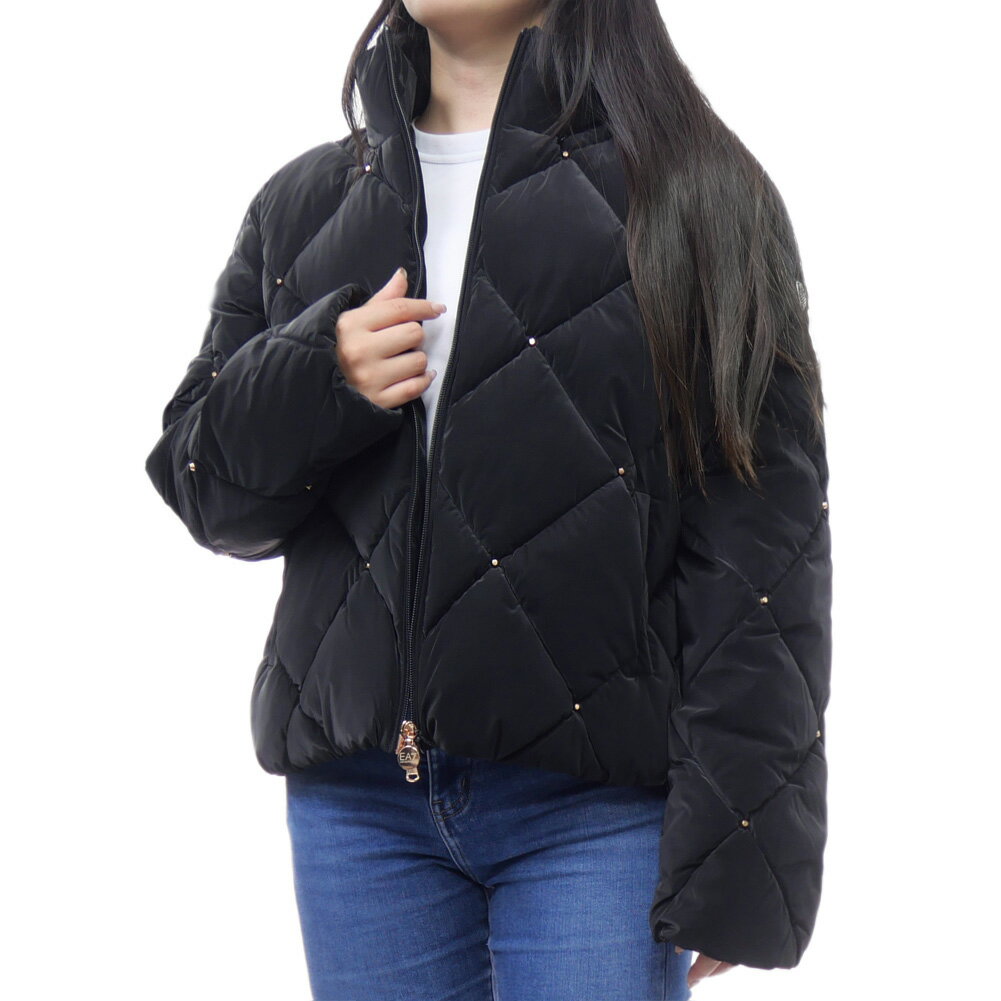 EMPORIO ARMANI エンポリオアルマーニ EA7 レディース中綿ブルゾン 6DTB14 TNDMZ ブラック