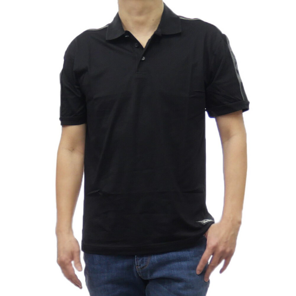 EMPORIO ARMANI エンポリオアルマーニ EA7 メンズポロシャツ 7M000139 AF10375 ブラック