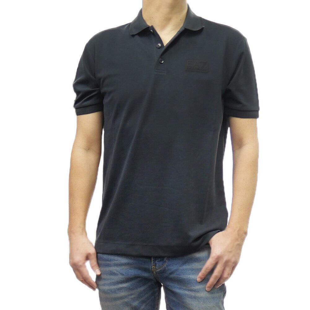 EMPORIO ARMANI エンポリオアルマーニ EA7 メンズポロシャツ 7M000090 AF13862 ブラック
