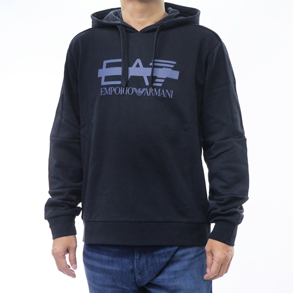 乐天商城 - EMPORIO ARMANI エンポリオアルマーニ EA7 メンズプルオーバーパーカー 7M001121 AF12473 ネイビー