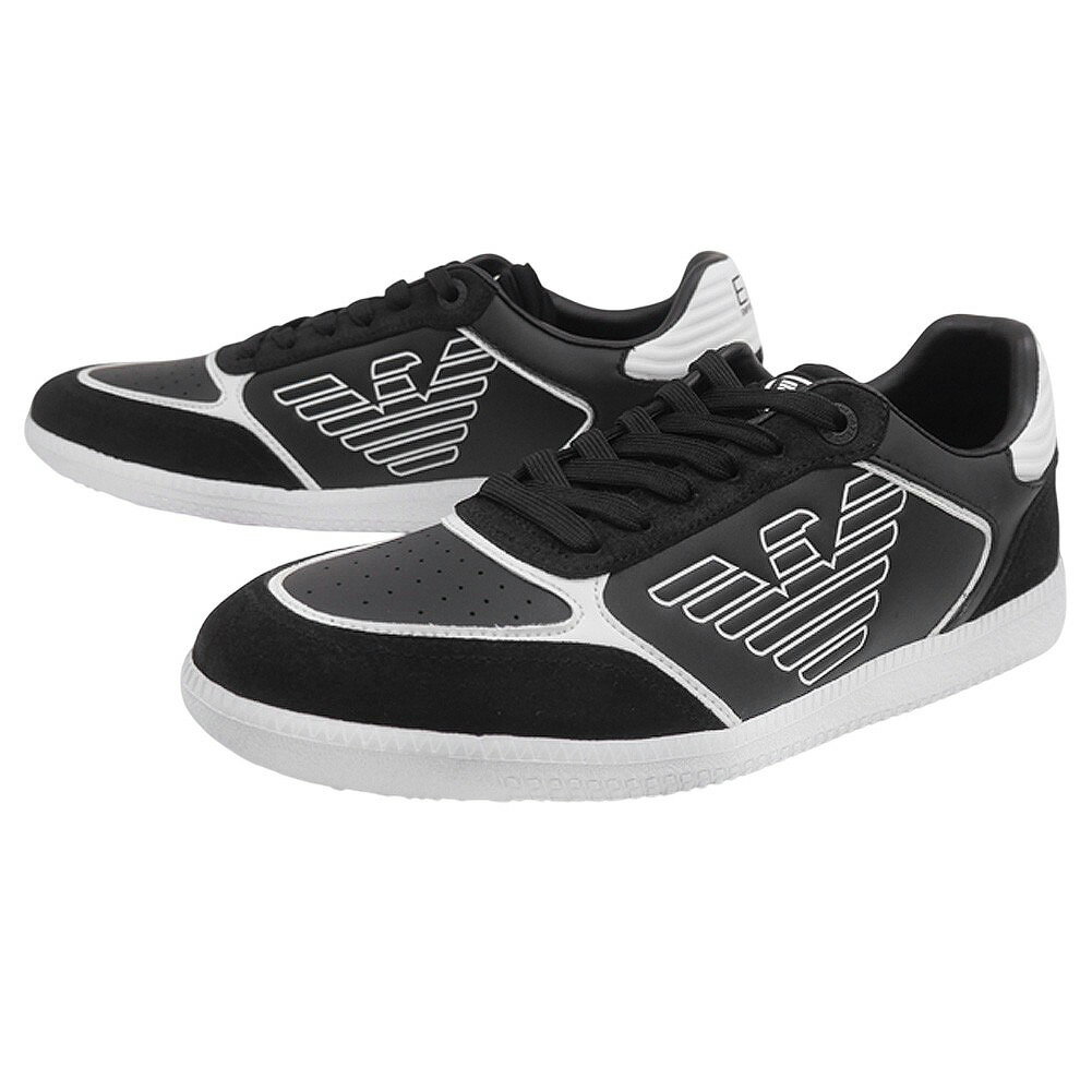 乐天商城 - EMPORIO ARMANI エンポリオアルマーニ EA7 メンズローカットスニーカー 7X000405 AF19826 ブラック