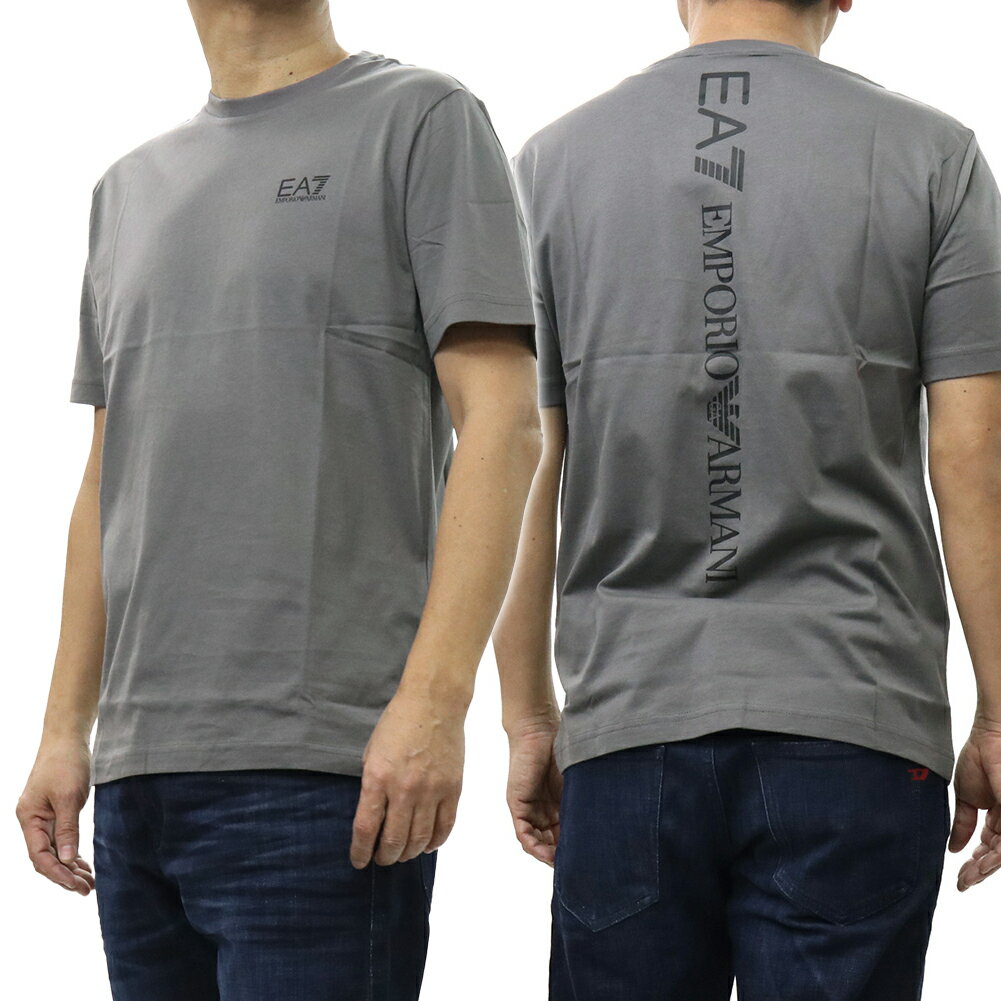 乐天商城 - EMPORIO ARMANI エンポリオアルマーニ EA7 メンズクルーネックTシャツ 7M000567 AF10375 グレー 2026春夏新作