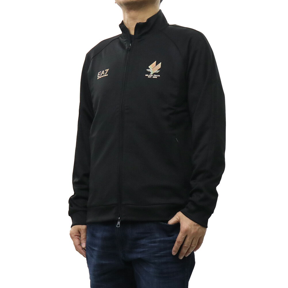 乐天商城 - EMPORIO ARMANI エンポリオアルマーニ EA7 メンズジップアップスウェット 7M002297 AF21420 ブラック 2026春夏新作