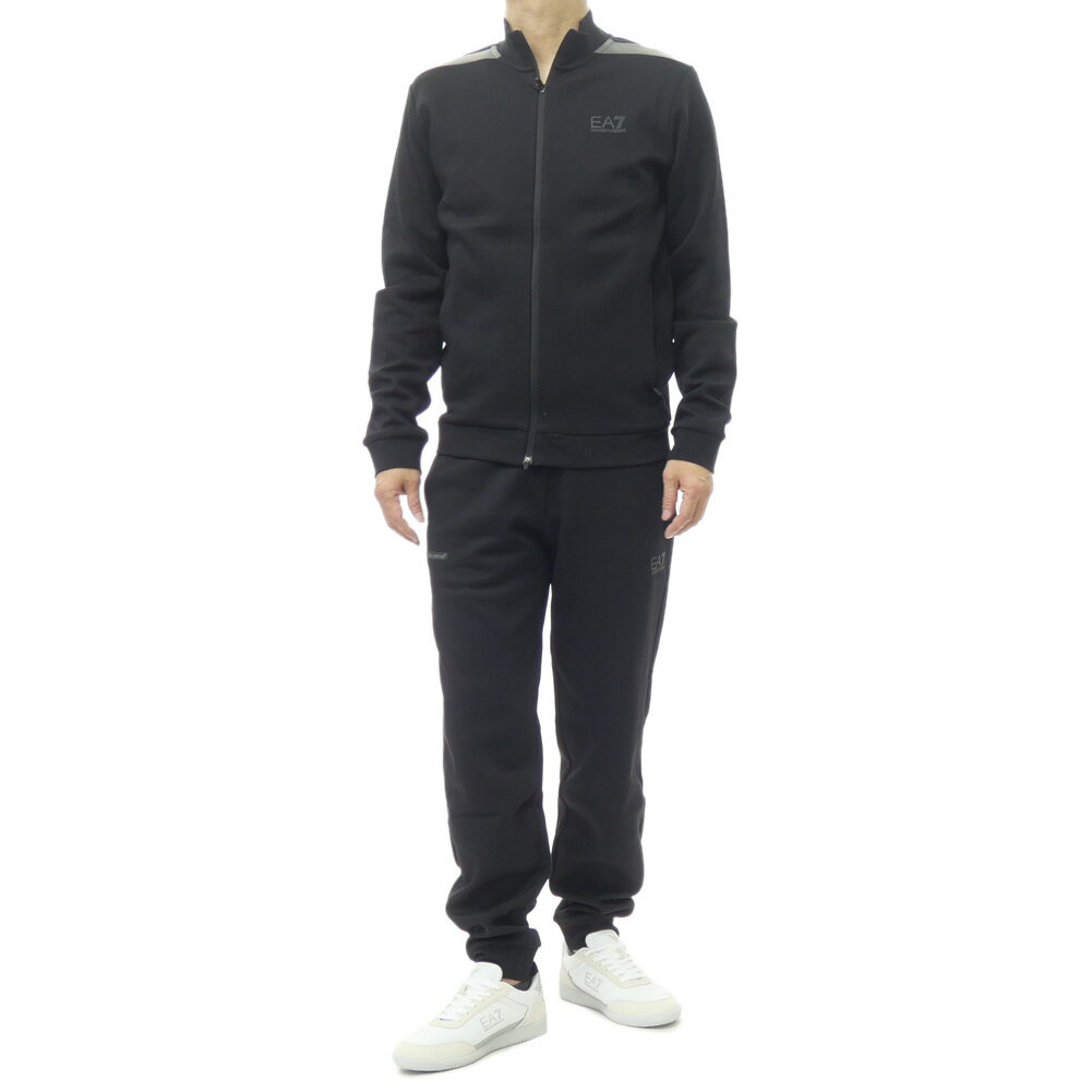 樂天商城 - EMPORIO ARMANI エンポリオアルマーニ EA7 メンズセットアップ 7M001601 AF20845 ブラック 2026春夏新作