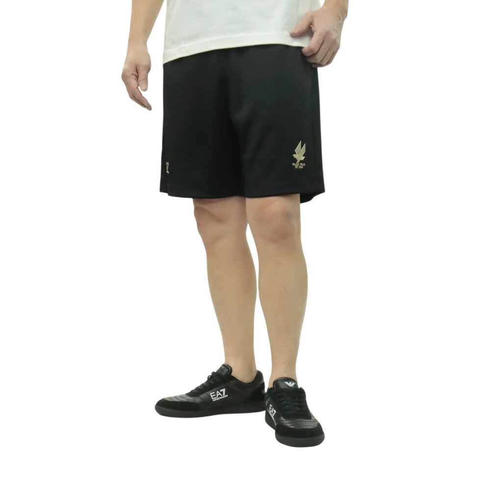 乐天商城 - EMPORIO ARMANI エンポリオアルマーニ EA7 メンズ ショートパンツ 7M001301 AF21420 ブラック 2026春夏新作