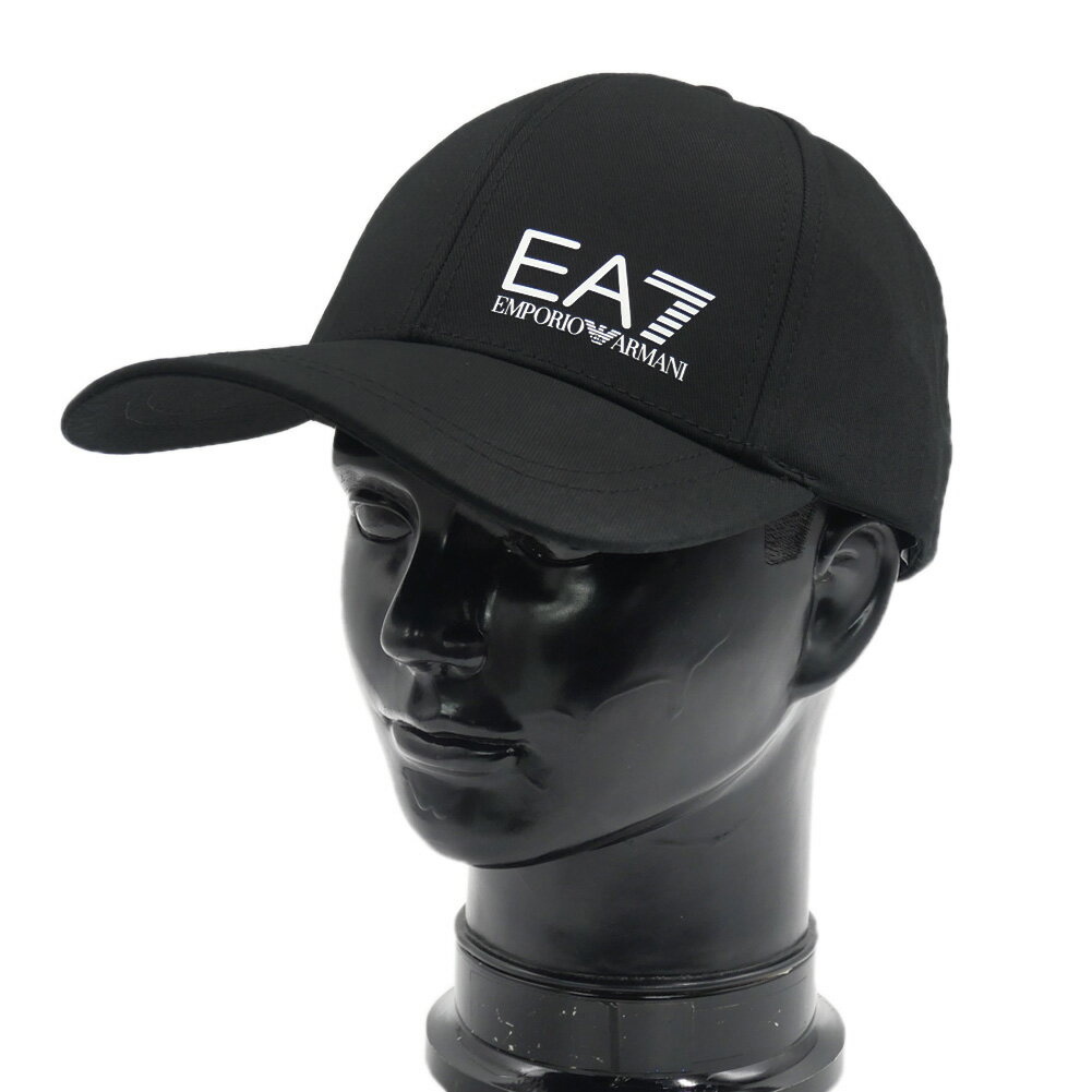 乐天商城 - EMPORIO ARMANI エンポリオアルマーニ EA7 メンズキャップ 7X000005 AF11989 ブラック 定番人気商品