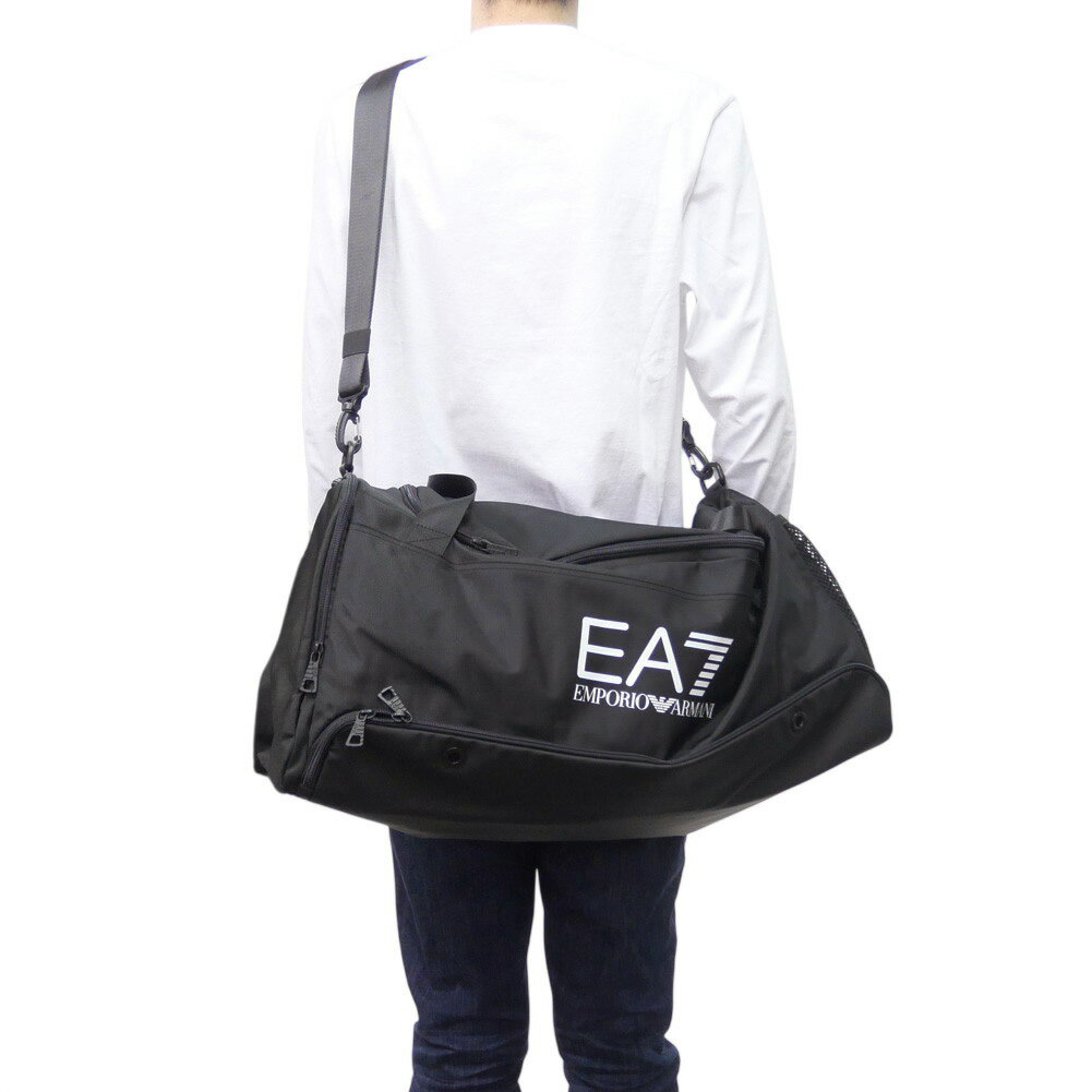 EMPORIO ARMANI エンポリオアルマーニ EA7 メンズボストンバッグ 7X000013 AF19722 ブラック 定番人気商品 2