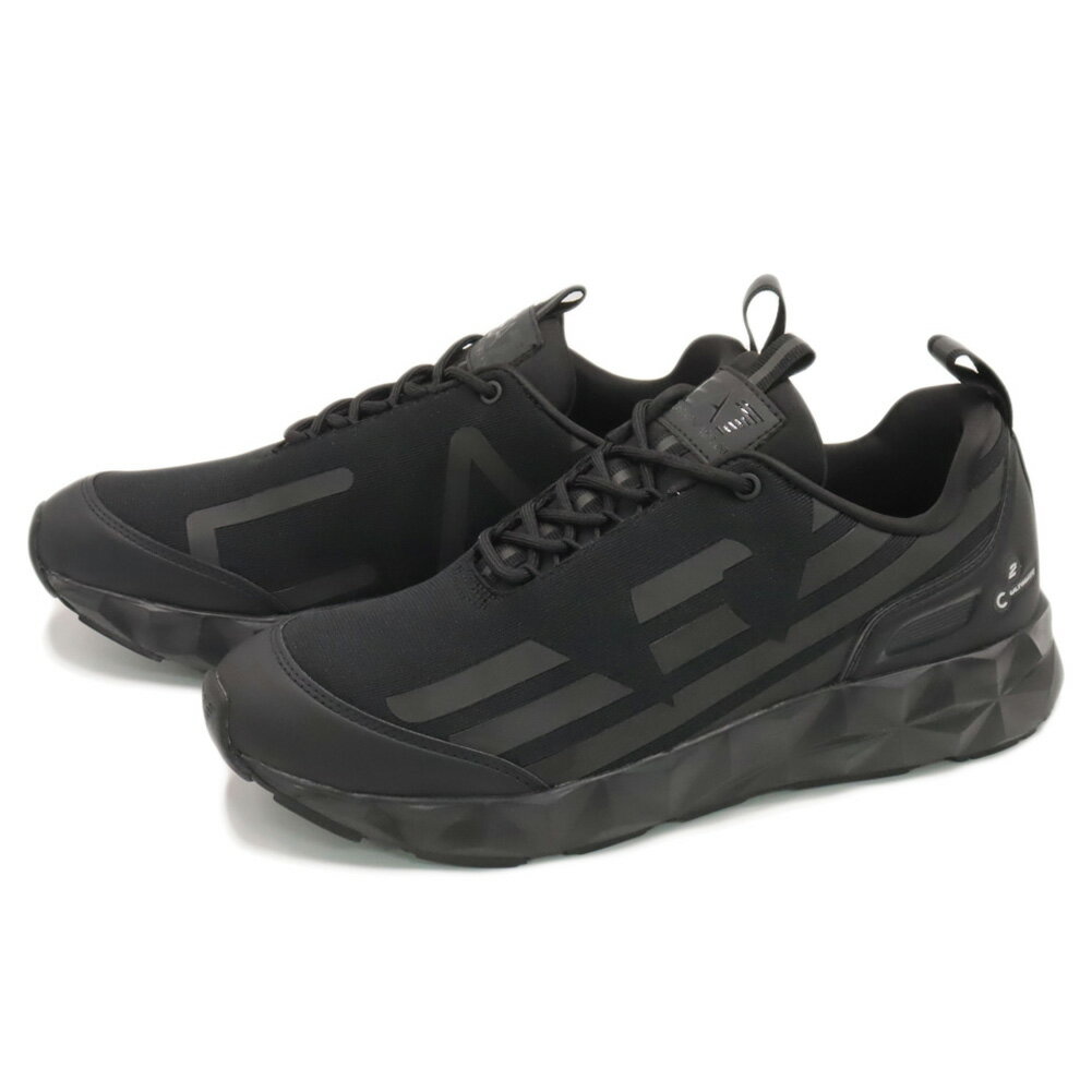 乐天商城 - EMPORIO ARMANI エンポリオアルマーニ EA7 メンズローカットスニーカー X8X217 XK433 ブラック 2026春夏新作