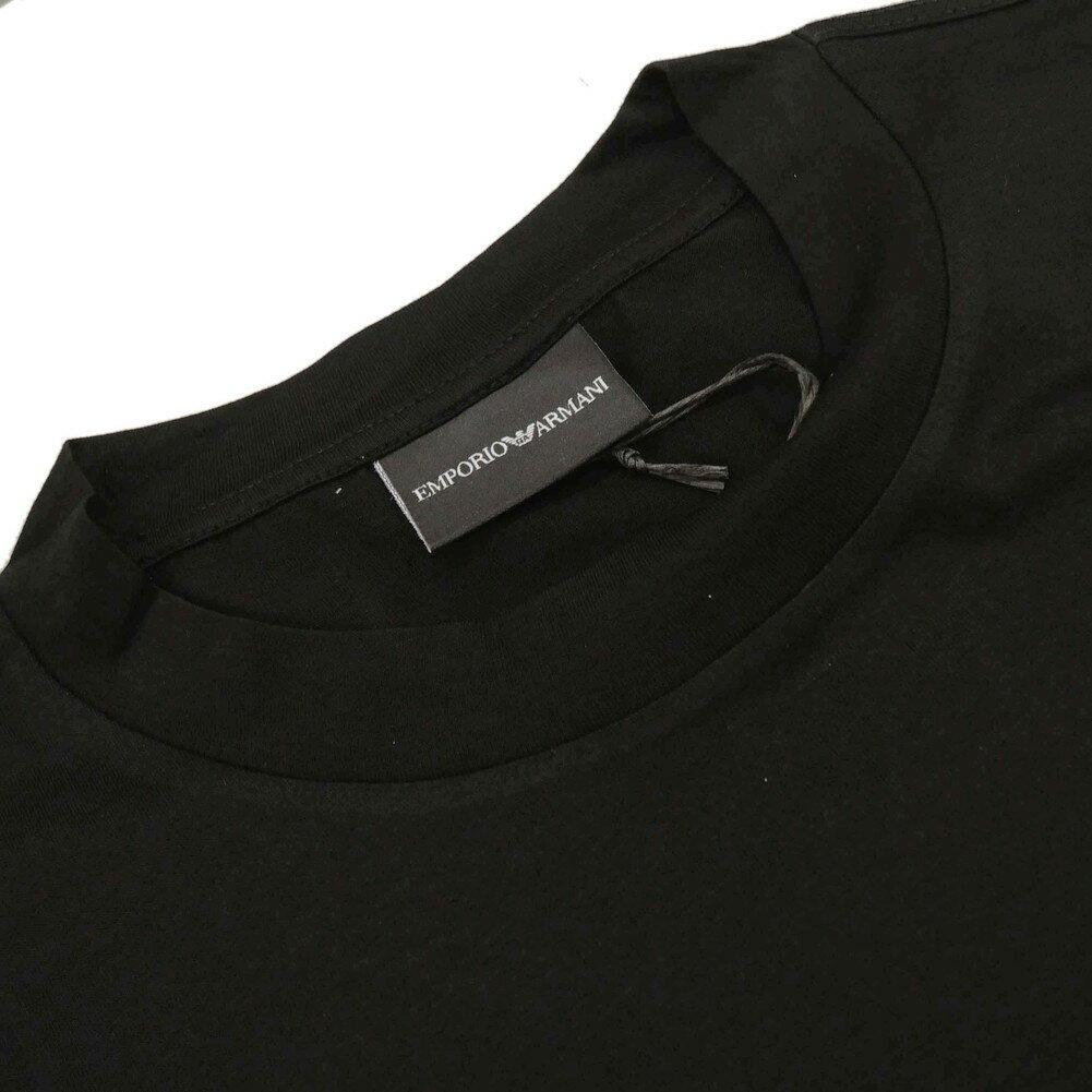 EMPORIO ARMANI エンポリオアルマーニ メンズクルーネックTシャツ 3R1TU7 1JSAZ ブラック 3