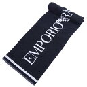 EMPORIO ARMANI UNDERWEAR エンポリオアルマーニアンダーウェア メンズスポーツタオル/バスタオル 231772 3R451 ブラック