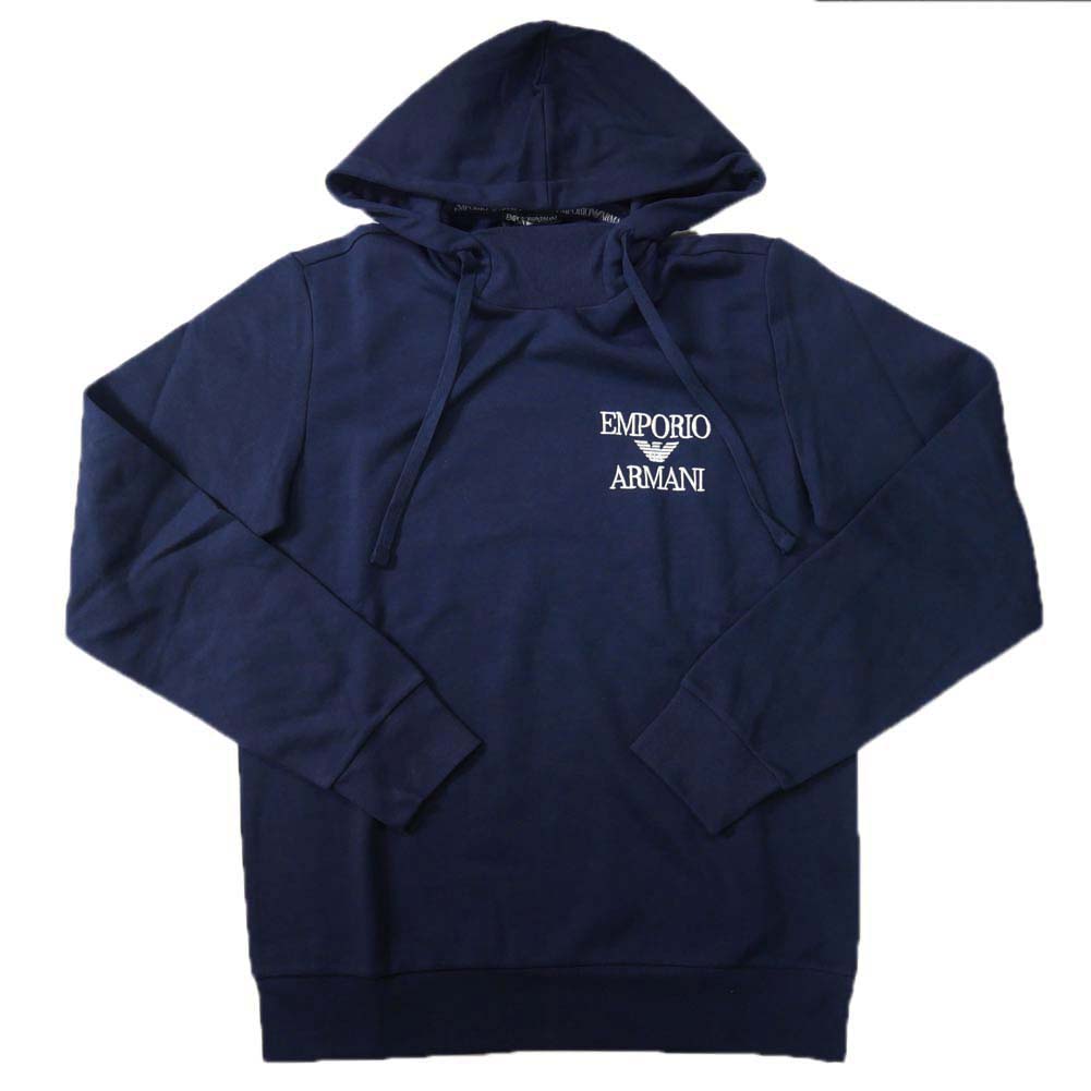 EMPORIO ARMANI UNDERWEAR エンポリオアルマーニ EAアンダー メンズ プルオーバーパーカー 112052 3F571 ネイビー