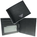 EMPORIO ARMANI エンポリオアルマーニ メンズ二つ折り財布（小銭入れ付き） Y4R502 Y138E ブラック /定番人気商品