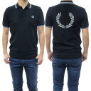 FRED PERRY フレッドペリー メンズポロシャツ M5603 / BACK GRAPHIC POLO SHIRT ブラック