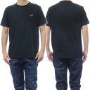 FRED PERRY フレッドペリー メンズクルーネックTシャツ M3519 / RINGER T-SHIRT ブラック /2024春夏新作