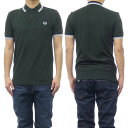 楽天BIVLABOFRED PERRY フレッドペリー メンズ鹿の子ポロシャツ M3600 / TWIN TIPPED FRED PERRY SHIRT ダークグリーン /定番人気商品