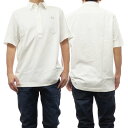 FRED PERRY フレッドペリー メンズカジュアルシャツ M7711 / PULLOVER SHIRT ホワイト /2024春夏新作