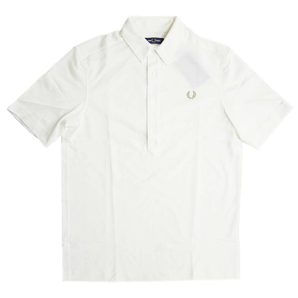 FRED PERRY フレッドペリー メンズ カジュアルシャツ M7711 PULLOVER SHIRT ホワイト