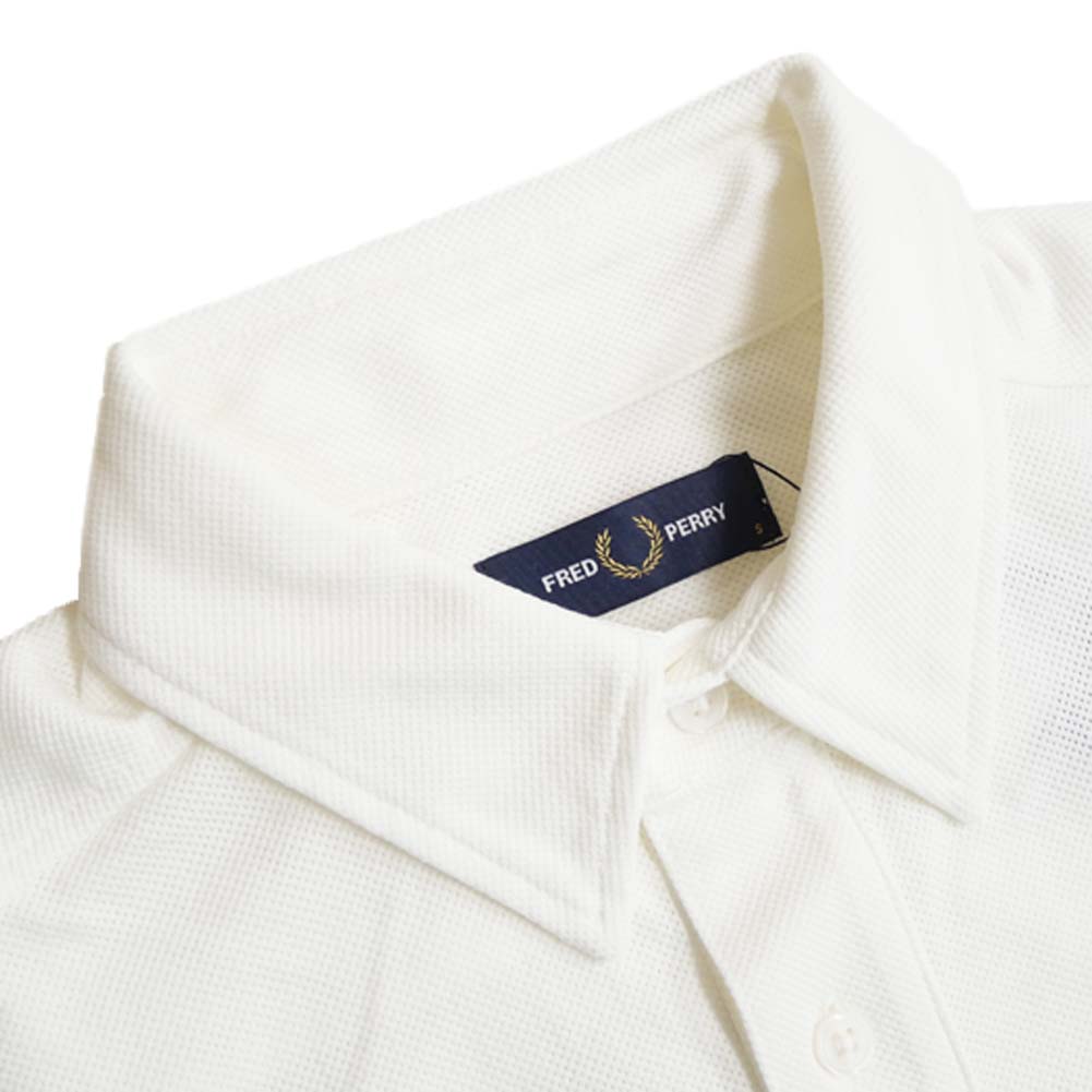 FRED PERRY フレッドペリー メンズ カジュアルシャツ M7711 PULLOVER SHIRT ホワイト