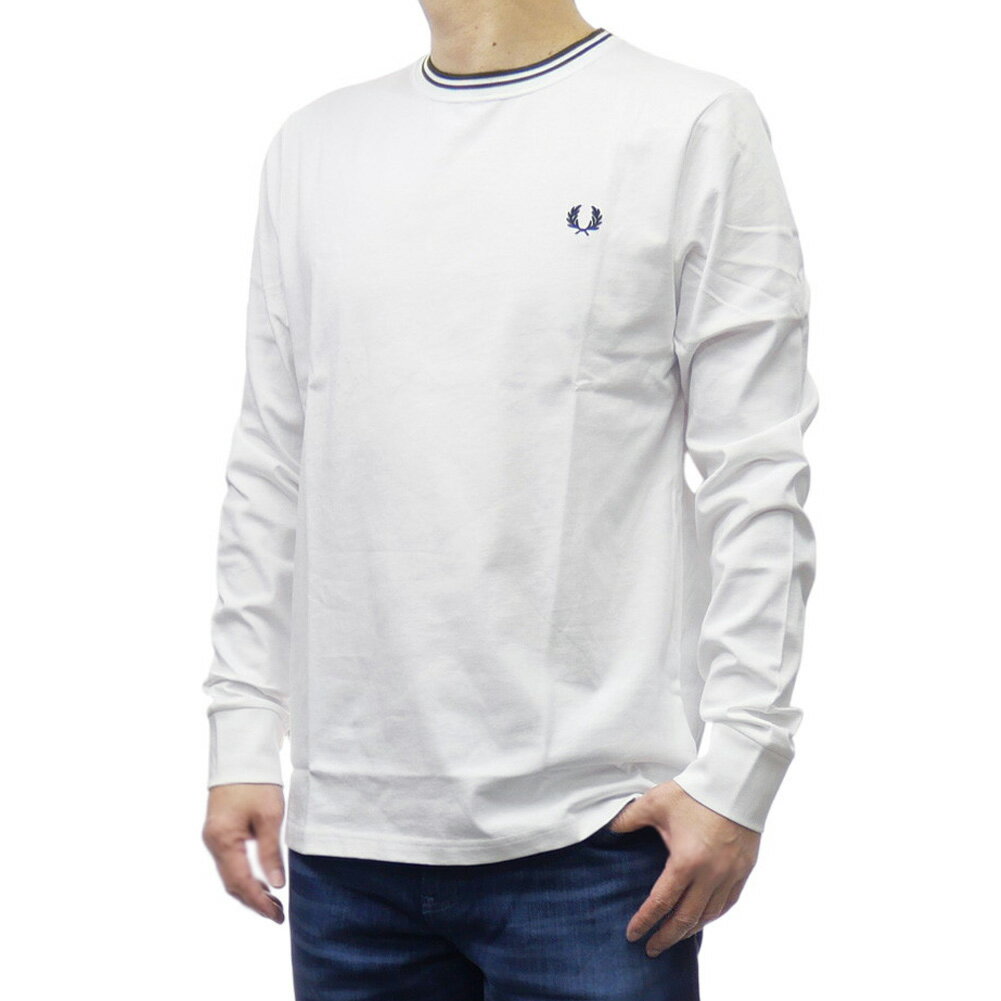 Twin Tipped Long Sleeve T-Shirt(S 102：BLACK): | FRED PERRY