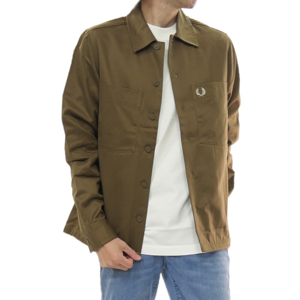 Rakuten - FRED PERRY フレッドペリー メンズシャツジャケット M2400 / OVER SHIRT ブラック 2026春夏新作
